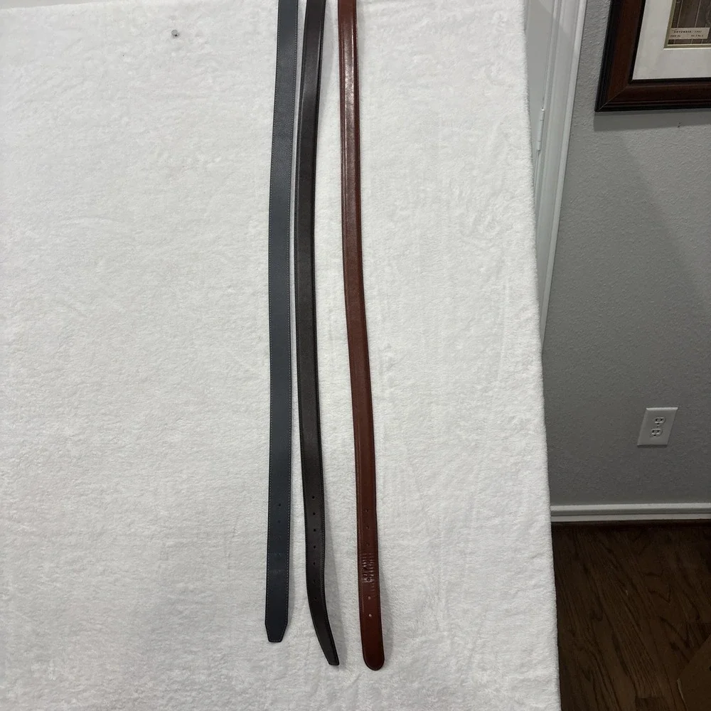 Golf Belt Bundle, 38's, Leather, Nike,Perry Ellis, Dockers
